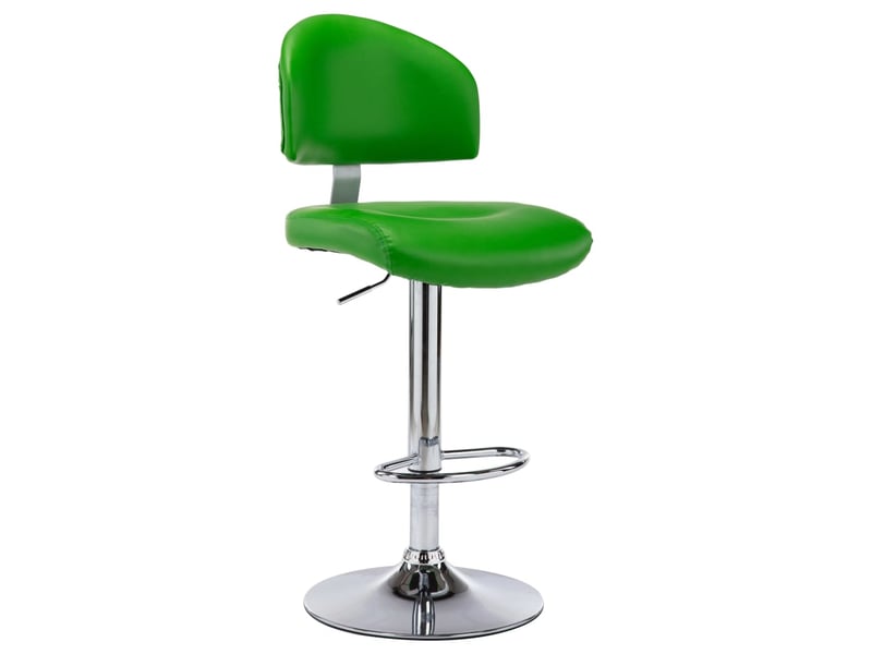  Lot de 2 tabouret de bar, chaise de bar vert similicuir shl92121  - Conforama C