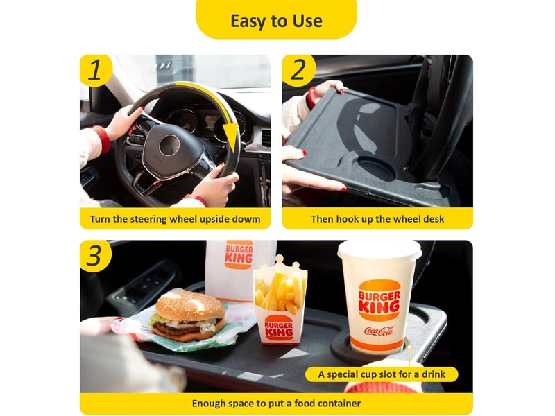  Plateau repas et ordinateur portable pour voiture  - Conforama D