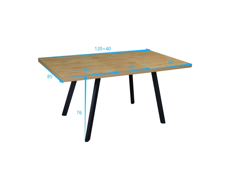 Table 120 cm avec allonge TANOR - Conforama I