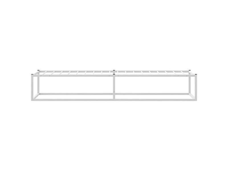  Lit simple- lit adulte -  cadre de lit sans matelas blanc 100x200 cm métal  - Conforama D