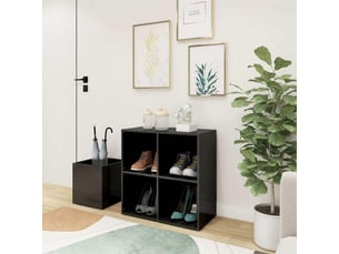 Meuble à chaussures 3 paire(s)  <strong></strong>  <strong></strong> coloris gris