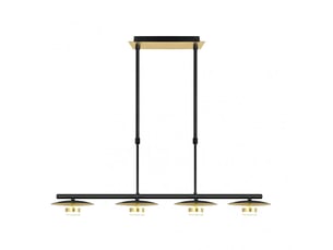 Fabrilamp ciudad del cabo, lampe, moderne, led, 24 w, 1920 lm, 4000 k, noirdoré, 40-62 x 85 x 15 cm