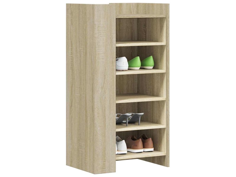  Meuble à chaussure, armoire à chaussures chêne sonoma 52x37,5x100 cm  - Conforama B
