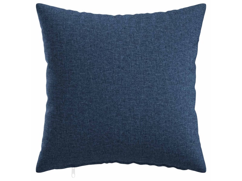  Lot de 6 housses de coussin heerlen bleu 40 x 40 cm tissu cf49584  - Conforama A