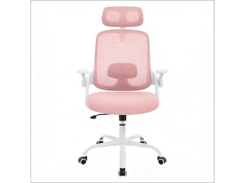  Chaise de bureau, 1 place, rose, 63,5 x 47 x 117,5 cm 63.5x47x117.5cm - Conforama A