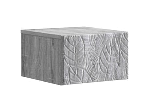 Table de chevet - cabinet de chevet - table de nuit mural sonoma gris 49 x 34,5 x 20 cm