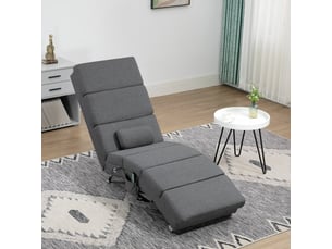 Fauteuil relax électrique  RAELUNYI Cuir / Tissu noir