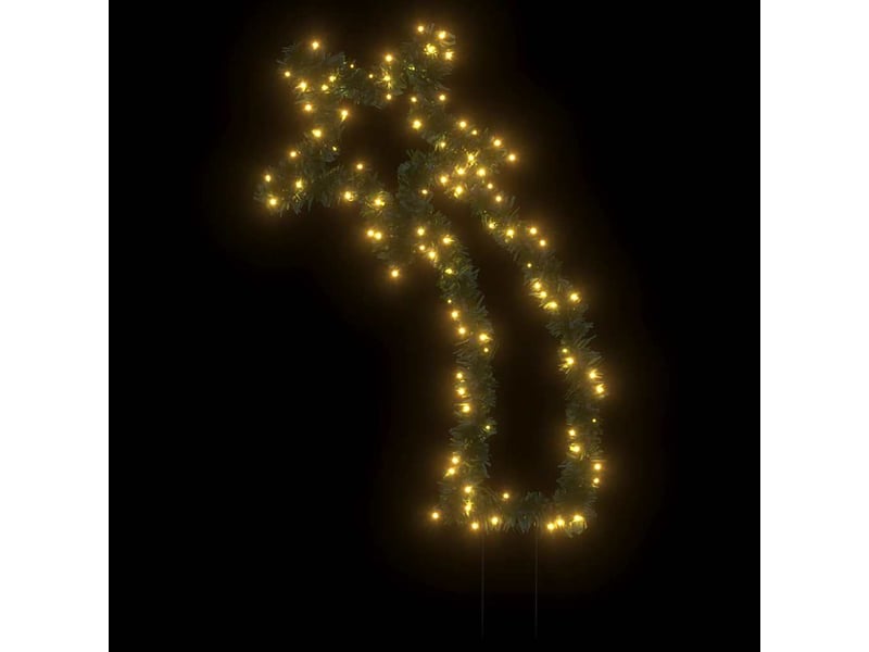  Décoration lumineuse météore de noël avec piquets 115 led 89 cm  - Conforama C