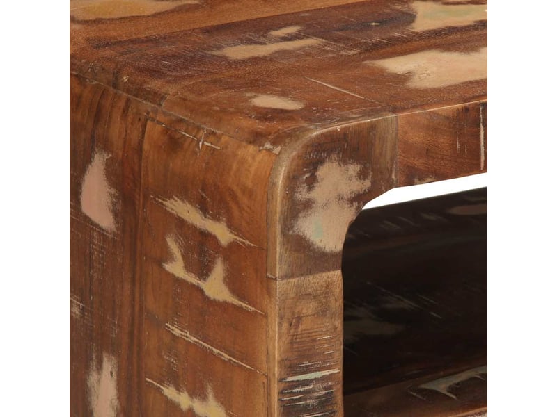  Meuble tv - banc tv - meuble de rangement 105x46x32 cm bois massif de récupération  - Conforama D