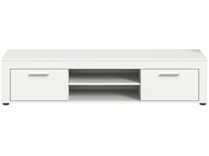 Meuble tv coloris blanc 160 cm <strong></strong> <strong></strong>