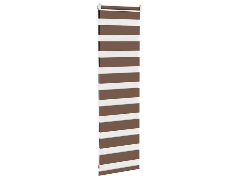 Store zèbre, store de fenêtre marron 40x100 cm largeur du tissu 35,9 cm polyester cf48699 - Conforama D
