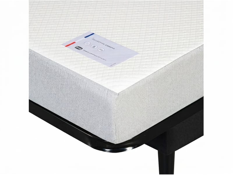 Banquette convertible elios clic clac, couchage 130 x 190 avec rangement intégré + 2 coussins offerts, géometrik gris  - Conforama E
