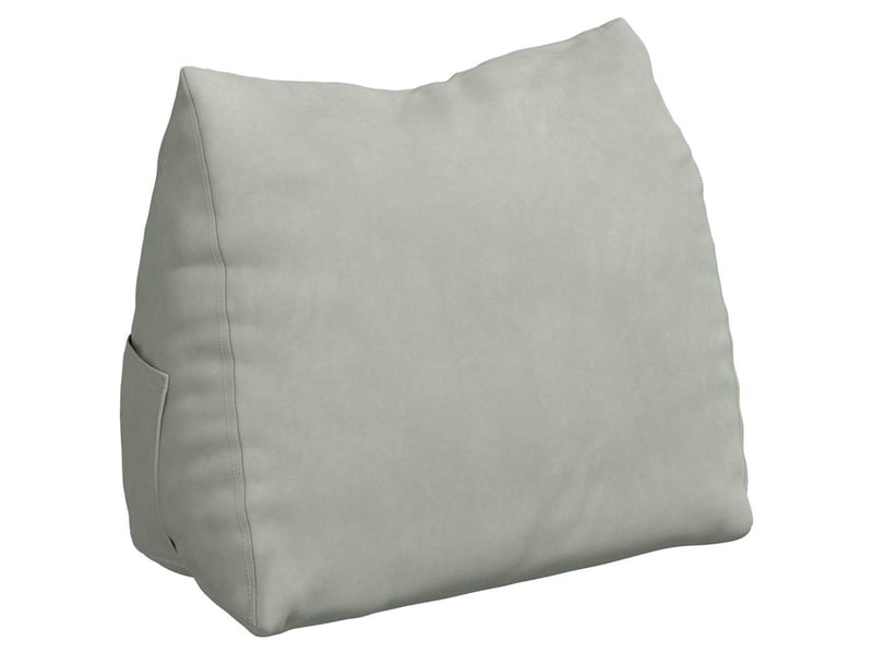 Coussin de dos, coussin de dossier gris clair 60 x 20 x 50 cm cf54677 - Conforama A