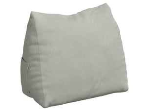 Coussin de dos, coussin de dossier gris clair 60 x 20 x 50 cm cf54677
