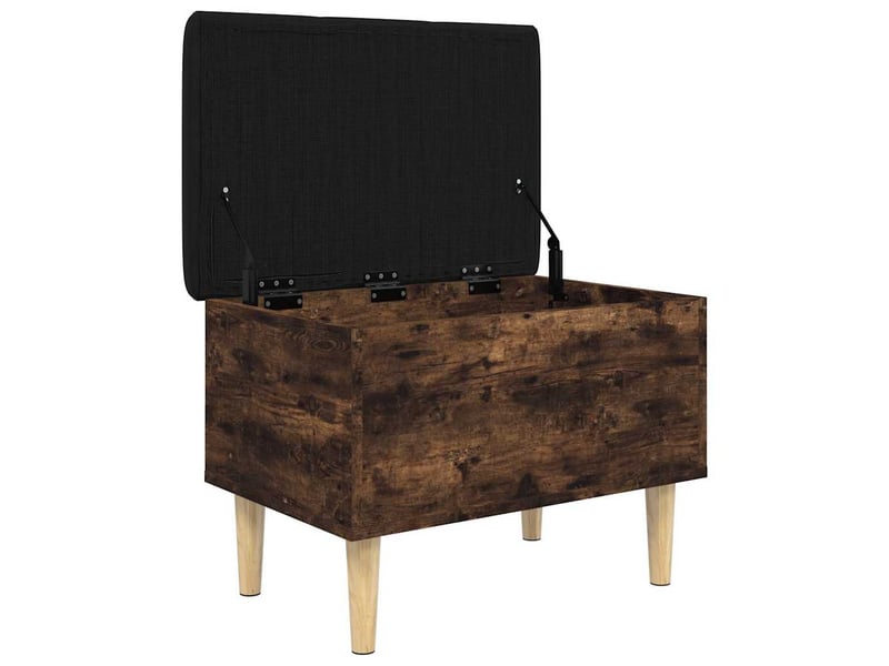  Banc chambre, banc de rangement chêne fumé 62x42x46 cm bois d'ingénierie  - Conforama D