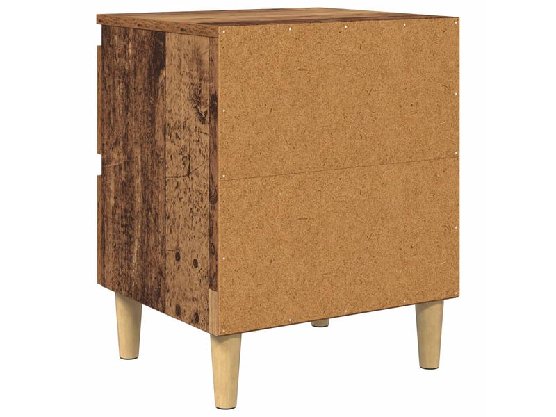  Table de chevet - table de lit bois ancien 40 x 35 x 50 cm bois d'ingénierie  - Conforama D