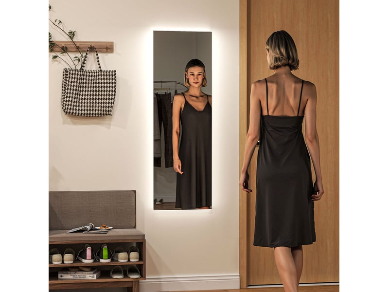 Miroir plein pied led tactile 40 x 120 cm sans cadre evryae  - Conforama B