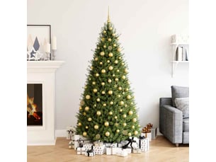 Ensemble de boules de noël 111 pièces doré polystyrène