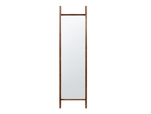 Miroir rectangulaire à fixer coloris marron <strong></strong>  <strong></strong> - 0 cm x 52 cm