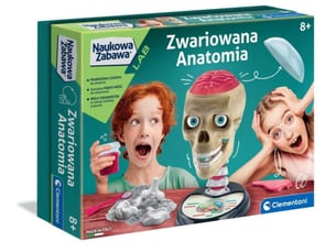 Coffret scientifique clementoni 50697 science  and  jeu - anatomie déjantée