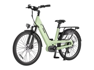 Vélo électrique vitilan l5,500w 48v 15ah,26*2,4 pneus larges kenda frein à disque hydraulique shimano 7 vitesses,vert
