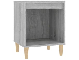 Table de chevet - cabinet de chevet - table de nuit sonoma gris 40x35x50 cm