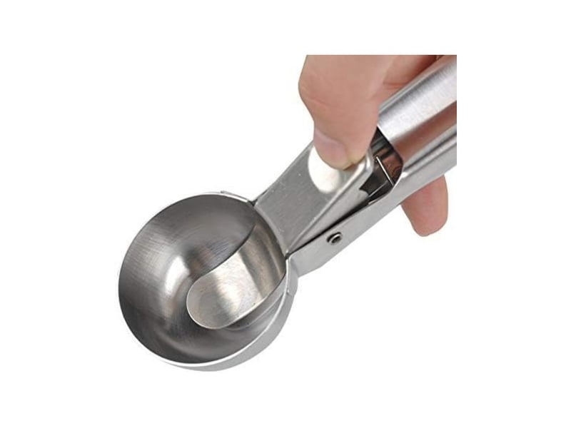 Cuillère à glace 18 x 5 x 3,5 cm - utilisation professionnelle - idéal pour la crème glacée, le melon, les boulettes de viande, les pâtes, la purée de - Conforama C
