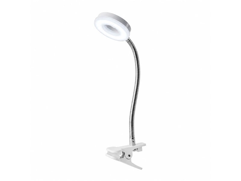  Lampe de bureau Métal 40 cm blanc  - Conforama H