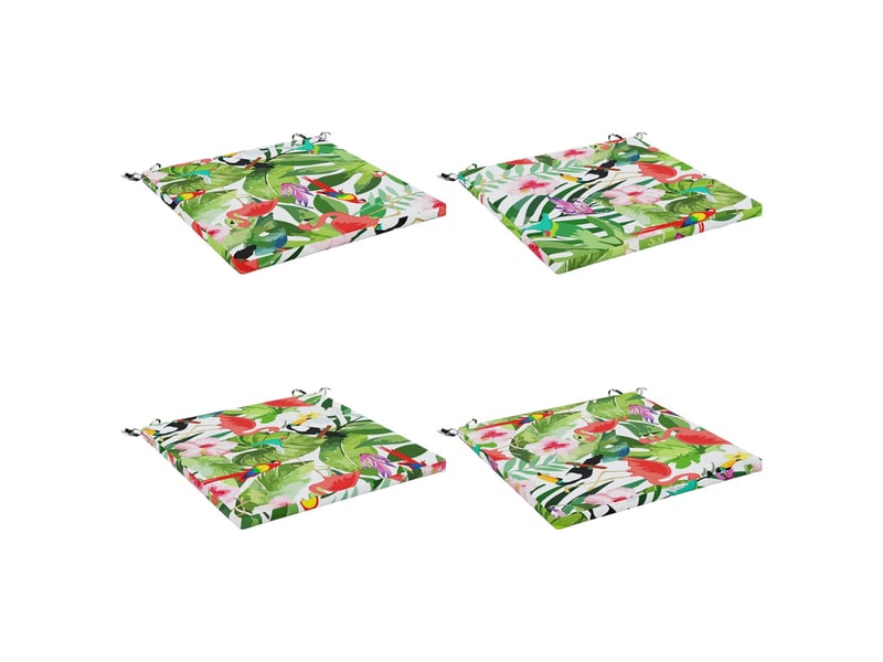  Lot de 4 coussins de siège, coussins d'assise soest 100 % polyester cf60183  - Conforama A