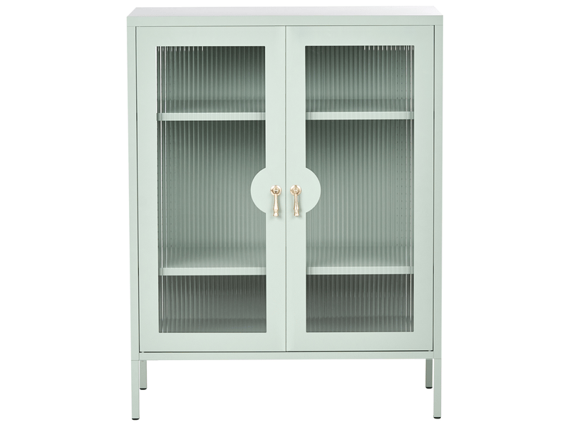 Meuble de rangement gleora métal vert menthe  - Conforama E