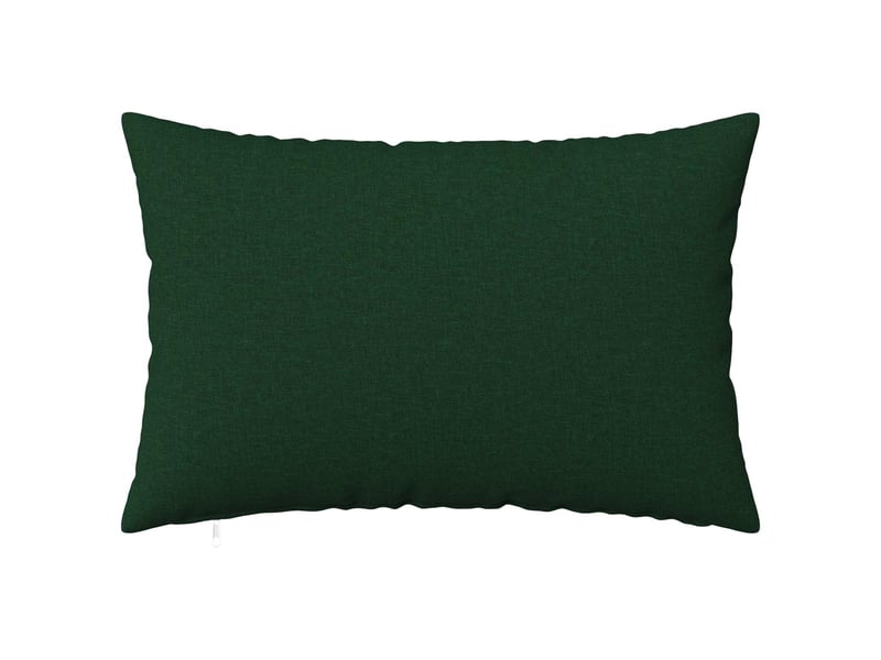  Lot de 6 housses de coussin heerlen vert foncé 50 x 70 cm tissu cf49771  - Conforama A