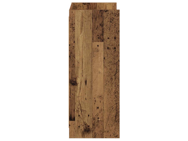  Meuble à chaussure, cabinet à chaussures avec stockage bois ancien 48x36x92 cm shl8938  - Conforama E