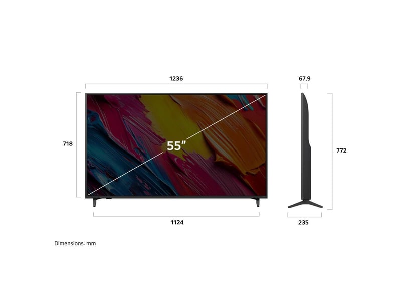  55qned70a6a-tv qned 55 pouces uhd 4k smart tv  - Conforama E