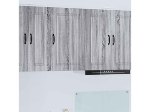 Meuble mural de cuisine | armoire de cuisine gris sonoma 50x31x80cm