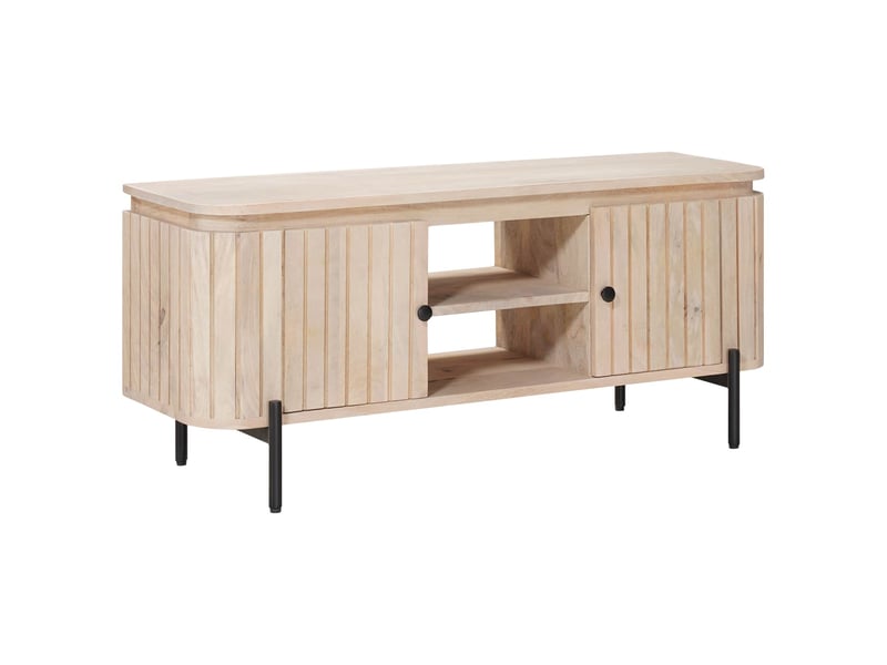  Meuble tv - banc tv - meuble de rangement avec étagère avec stockage 105 x 30 x 45 cm  - Conforama C