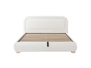 Lit avec rangement 160x200 cm coloris blanc