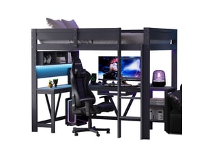 Lit mezzanine 90x200 cm <strong></strong> <strong>Morn Vibe</strong> coloris gris