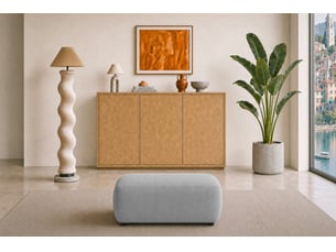 Pouf / repose pied CASANOVA gris