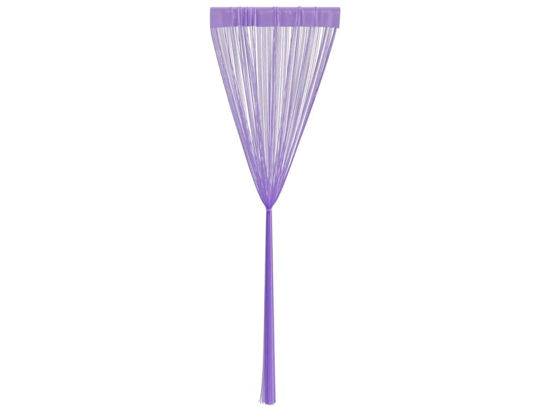  Lot de 2 rideaux à fils, rideaux de porte violet 100x250 cm cf44139  - Conforama E