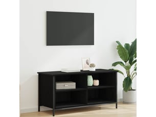 Meuble tv coloris noir 100 cm <strong></strong>  <strong></strong>