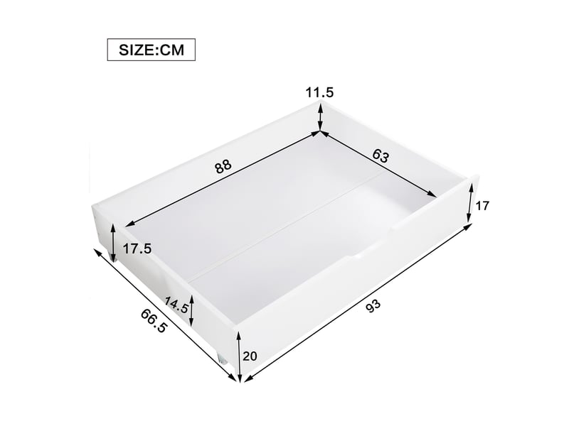 Lit superposé enfant cabane avec toboggan et 2 tiroirs bois massif blanc naturel 90x200 - Conforama D