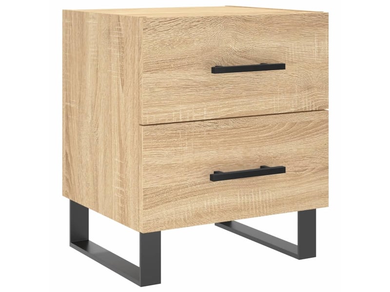  Table de chevet - cabinet de chevet - table de nuit chêne sonoma 40x35x47,5 cm bois d’ingénierie  - Conforama A