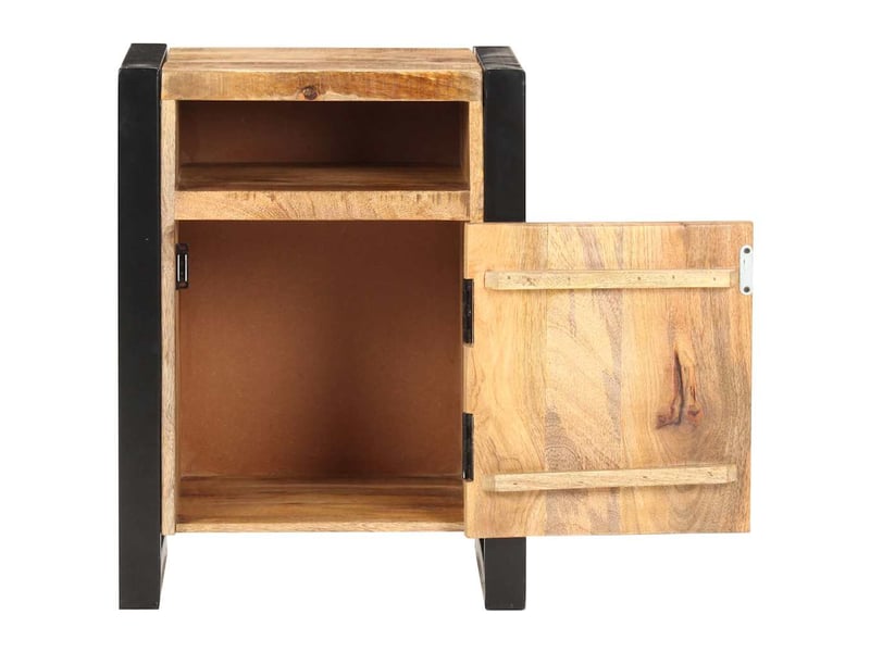  Table de chevet - cabinet de chevet - table de nuit 40x35x55 cm bois de manguier solide  - Conforama B