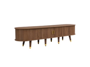 Meuble tv coloris bois foncé  <strong></strong>  <strong></strong>
