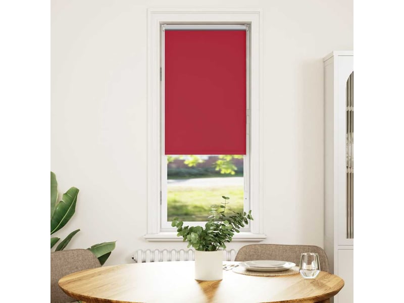  Store enrouleur occultant, store à rouleau rouge largeur du tissu 55,7 cm cf46575  - Conforama B