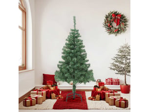 Sapin de noël - arbre de noël artificiel avec support 180 cm 564 branches