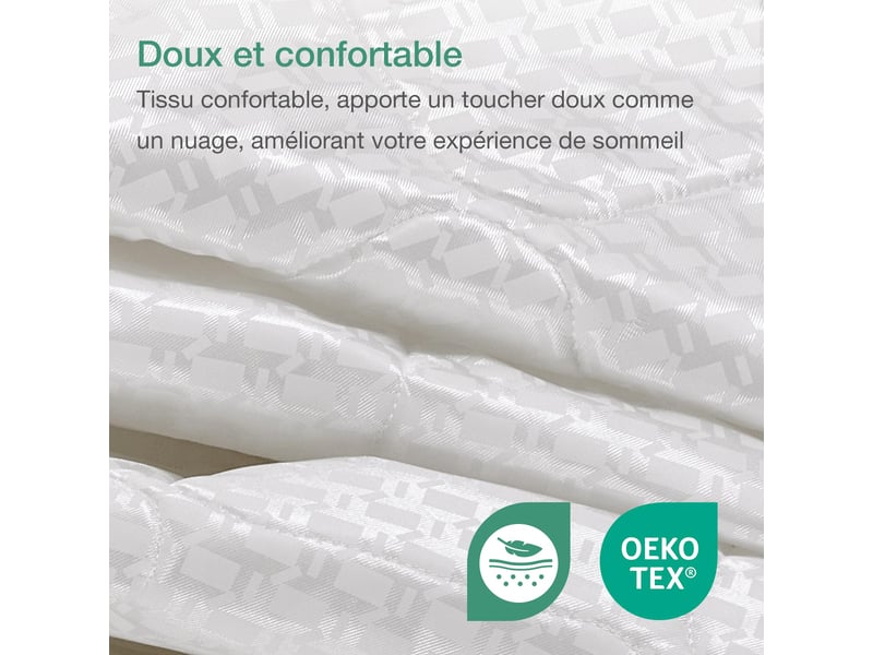  Avenco matelas hybride - ressorts ensachés h3 - housse amovible lavable - bords renforcés - 140 x 190 cm - épaisseur 20 cm  - Conforama D