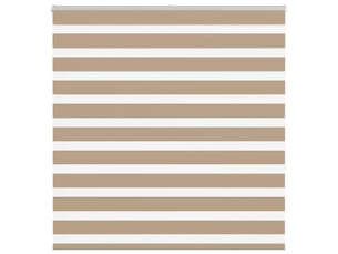 Store zèbre, store de fenêtre marron sable largeur du tissu 140,9cm polyester cf48781