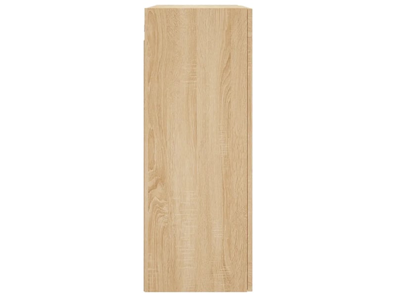  Lot de 2 armoires murales chêne sonoma 69,5 x 34 x 90 cm pour rangement pratique design élégant en bois d'ingénierie 02_0055440  - Conforama E