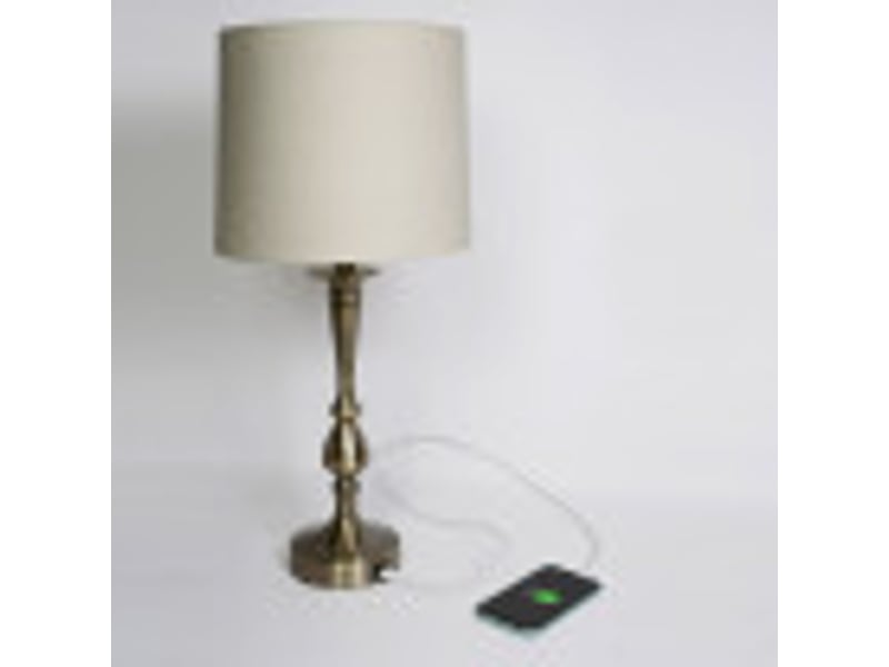  Lampe à poser fabrilamp khalifa e27 coloris cuir 60,5 x 28 x 28 cm 130871014 - Conforama D